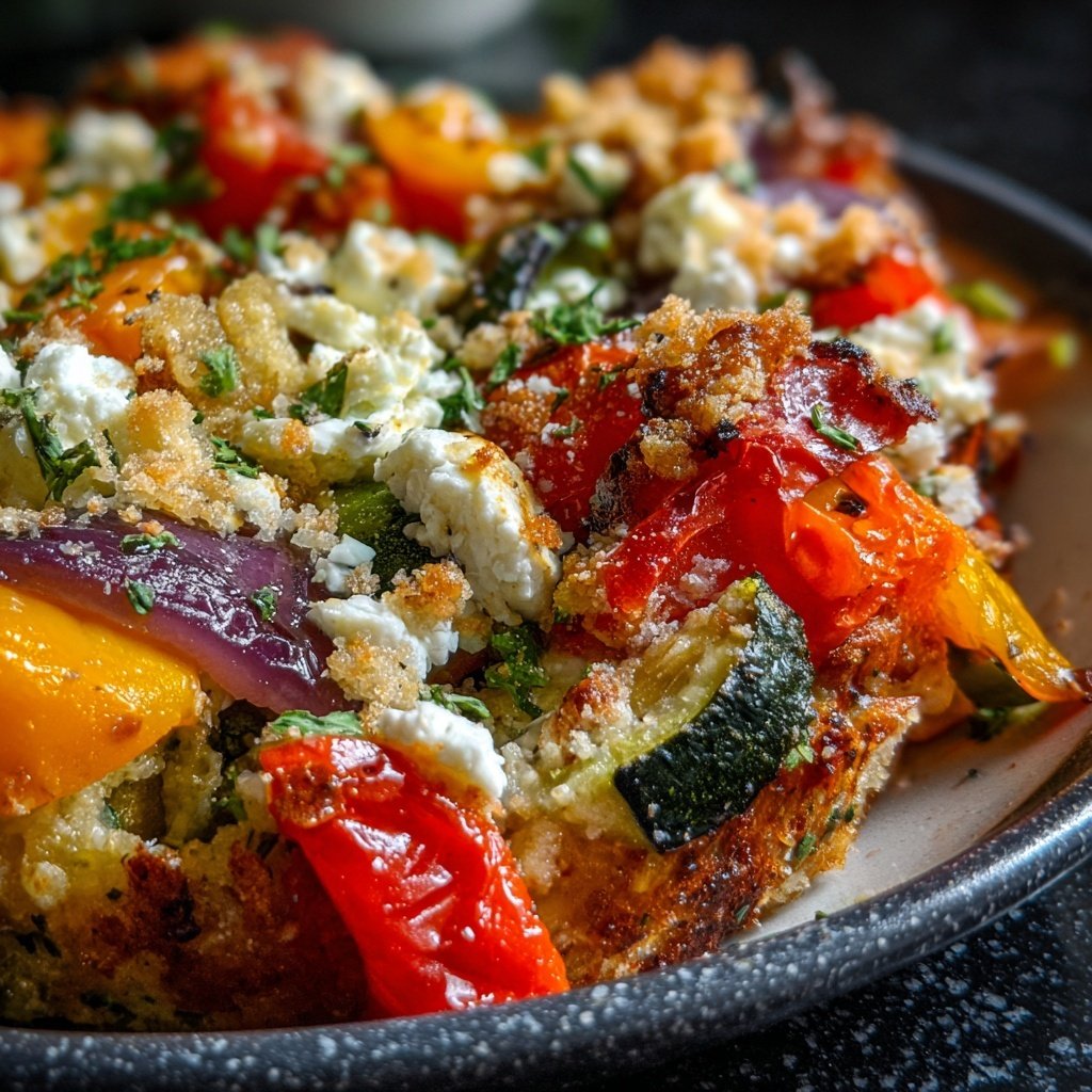 Gesund & Leicht Mediterrane Gemüsepfanne mit Feta