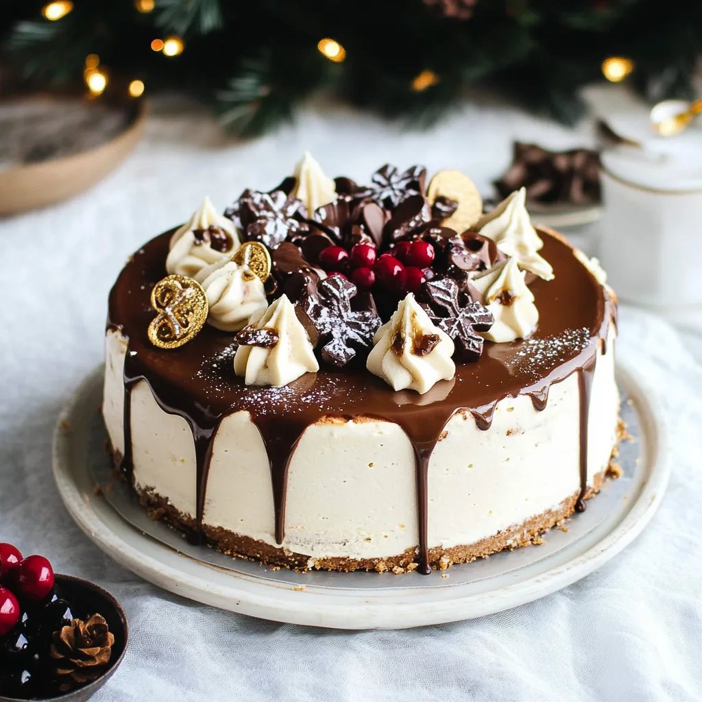 Weihnachtstorte mit Zimtcreme