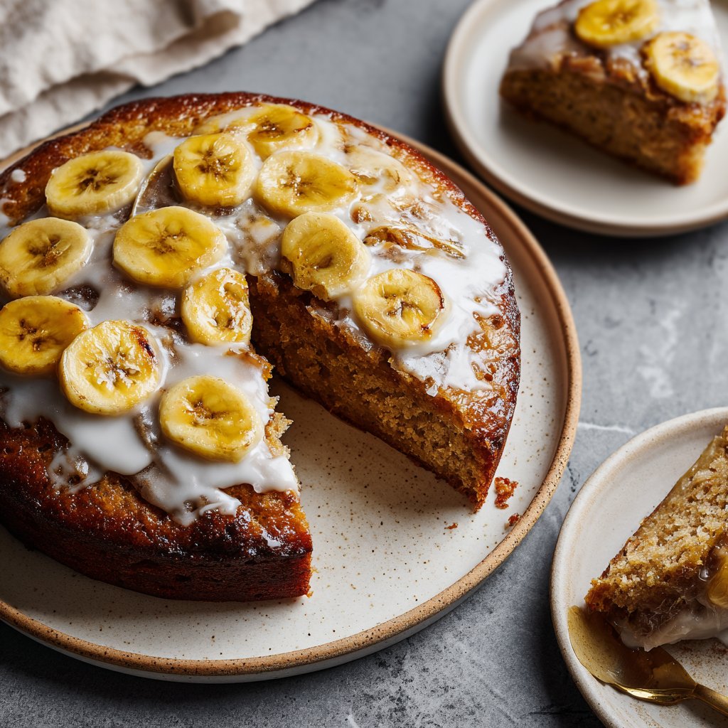 Bananenkuchen mit Joghurt