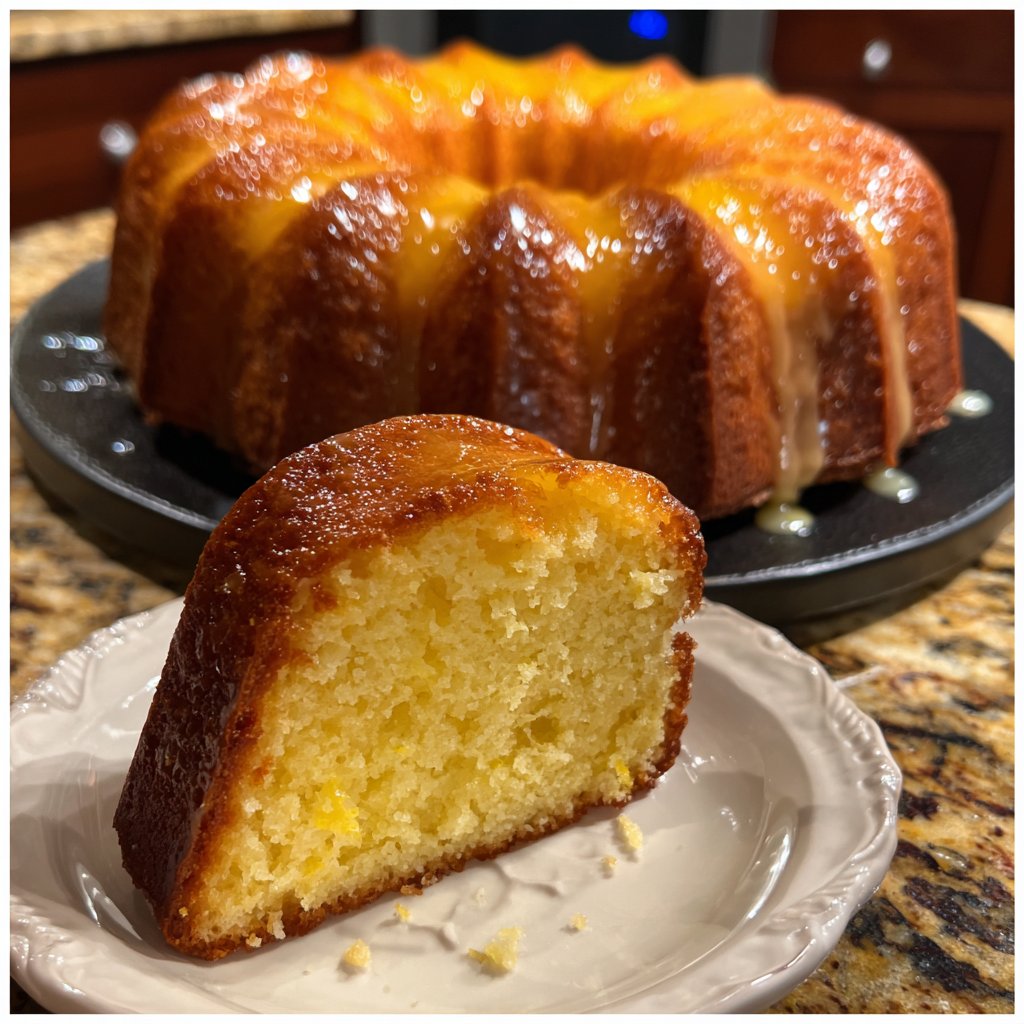 Zitronenkuchen mit Zitronenquark