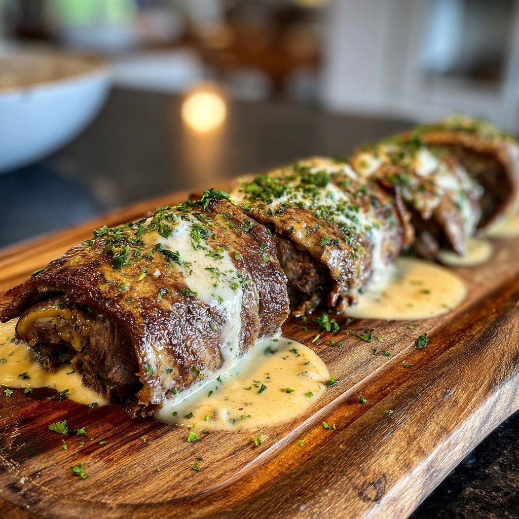 Hausmannskost Rinderrouladen mit Rahmsoße