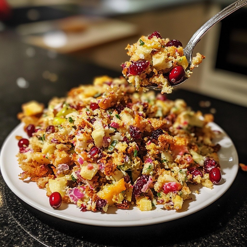 Herbstlicher Getreidesalat mit Cranberries