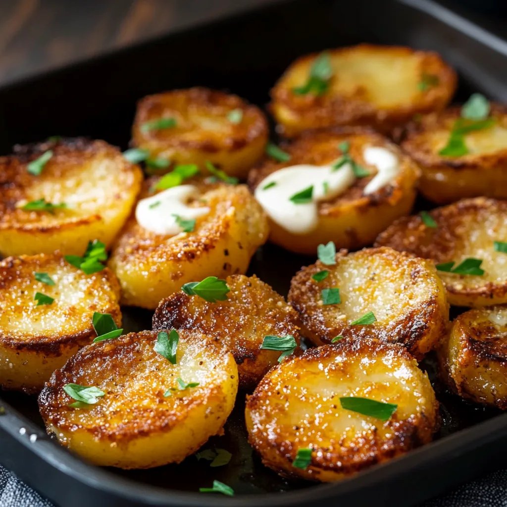 Parmesan-Kartoffeln aus dem Ofen