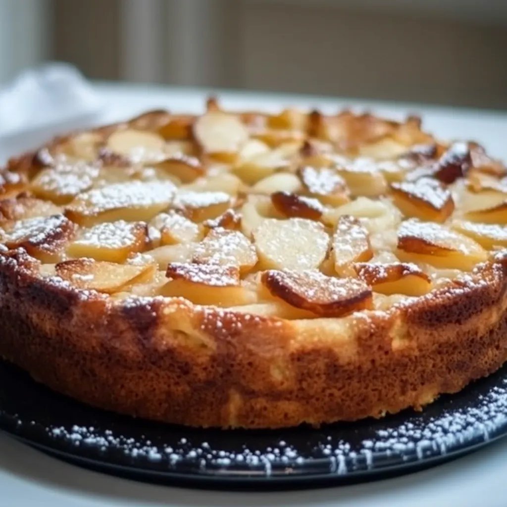 Apfel Marzipan Kuchen