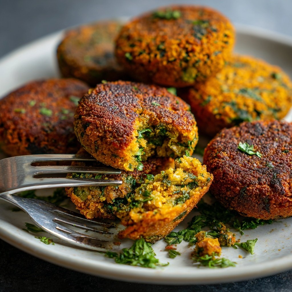 Falafel mit Petersilie