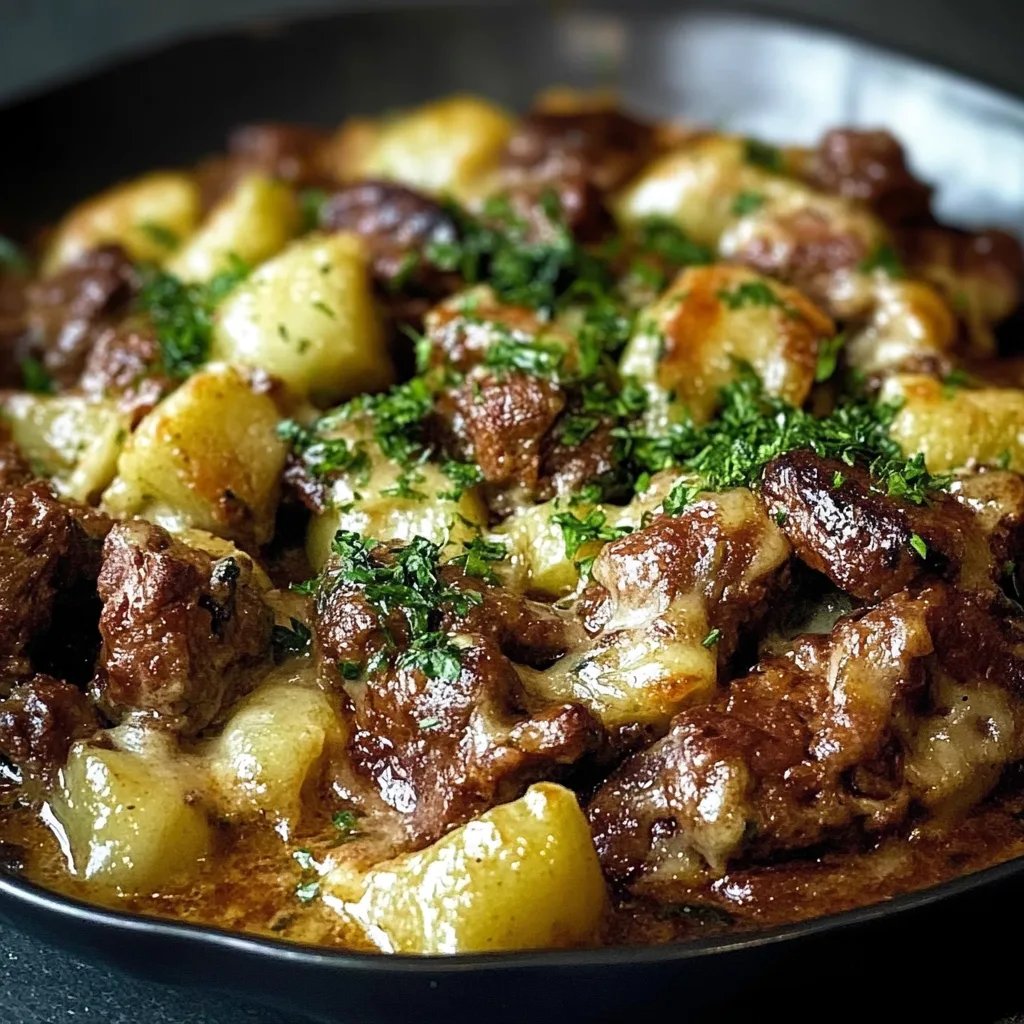 Rosenkohl-Kartoffel-Auflauf mit Hackfleisch