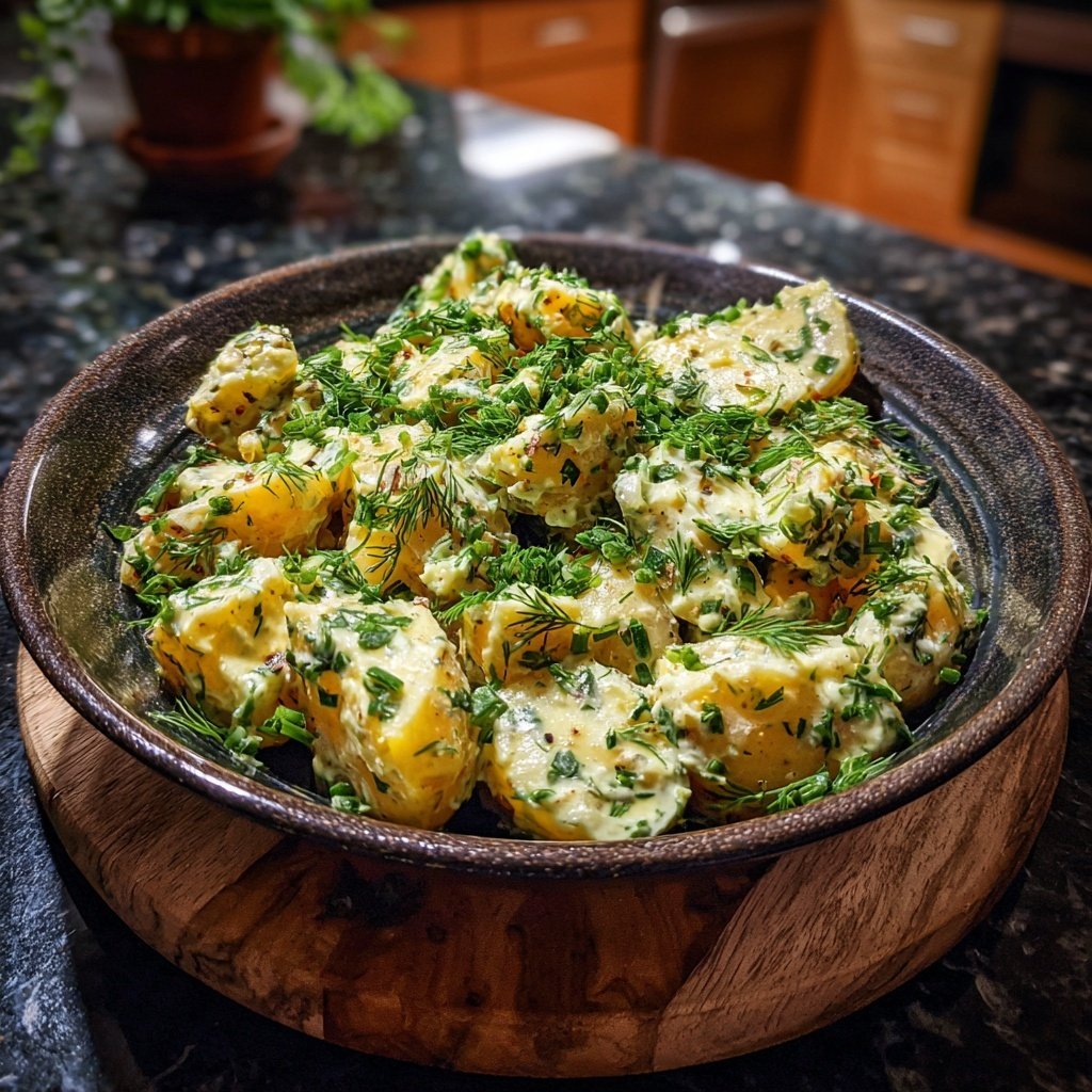 Kartoffelsalat Zum Grillen Mit Senf Dressing