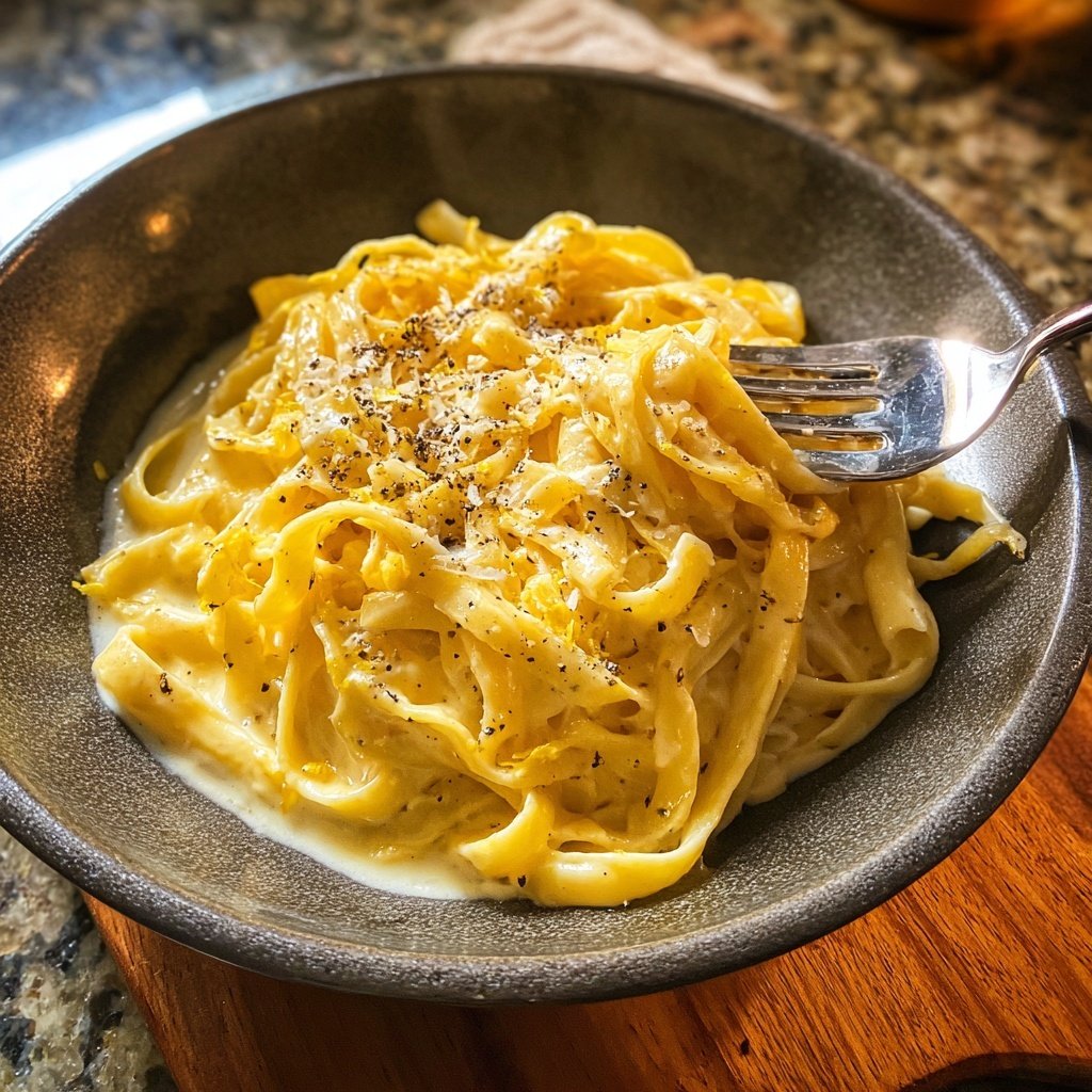 Tagliatelle mit Zitronencreme