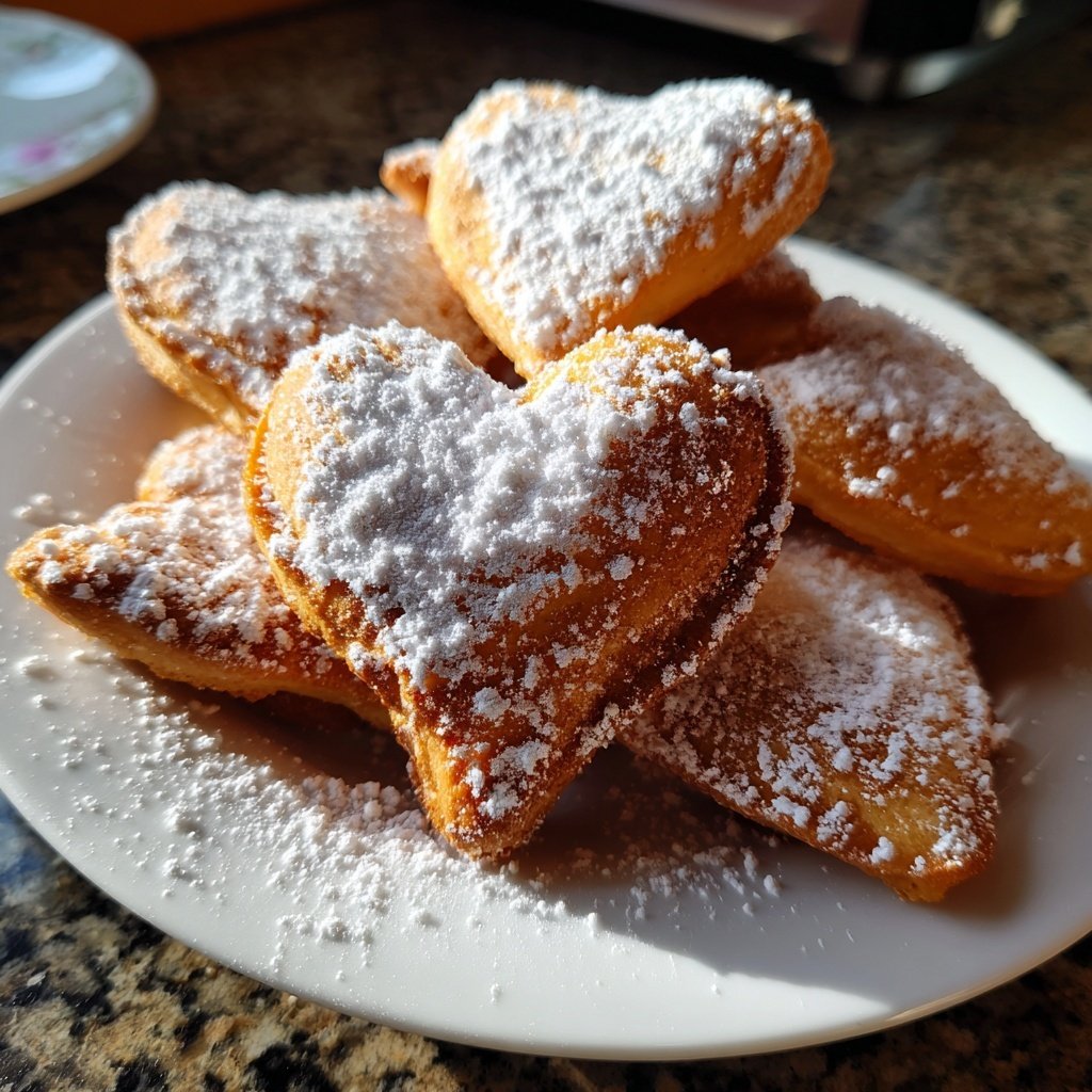 Butterkekse in Herzform