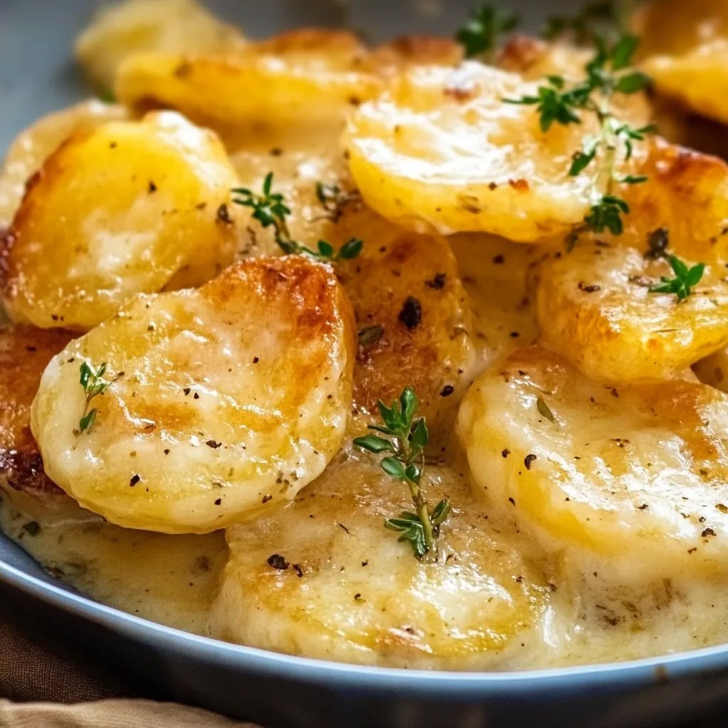 Überbackene Kartoffeln mit Käse