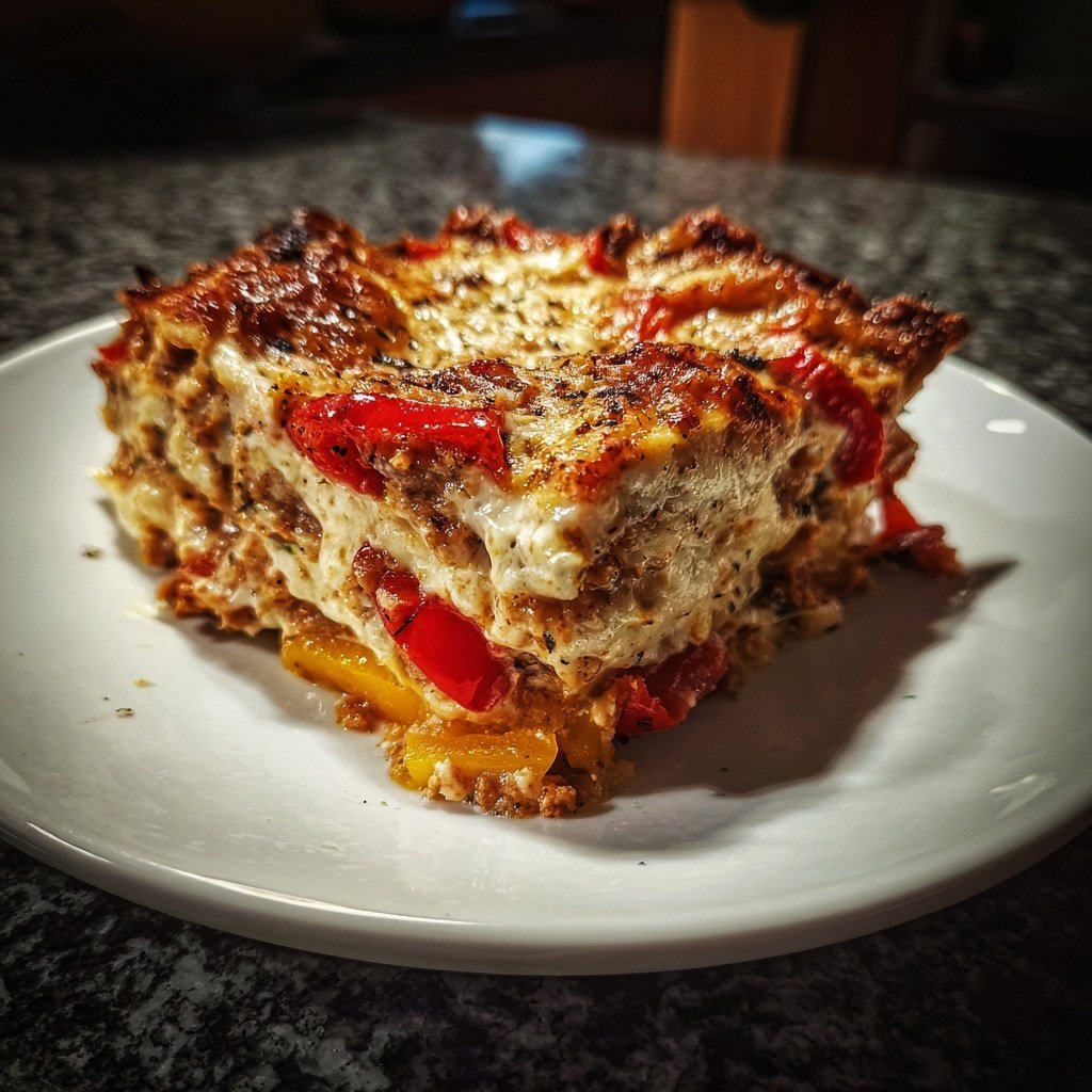 Lasagne mit Paprika