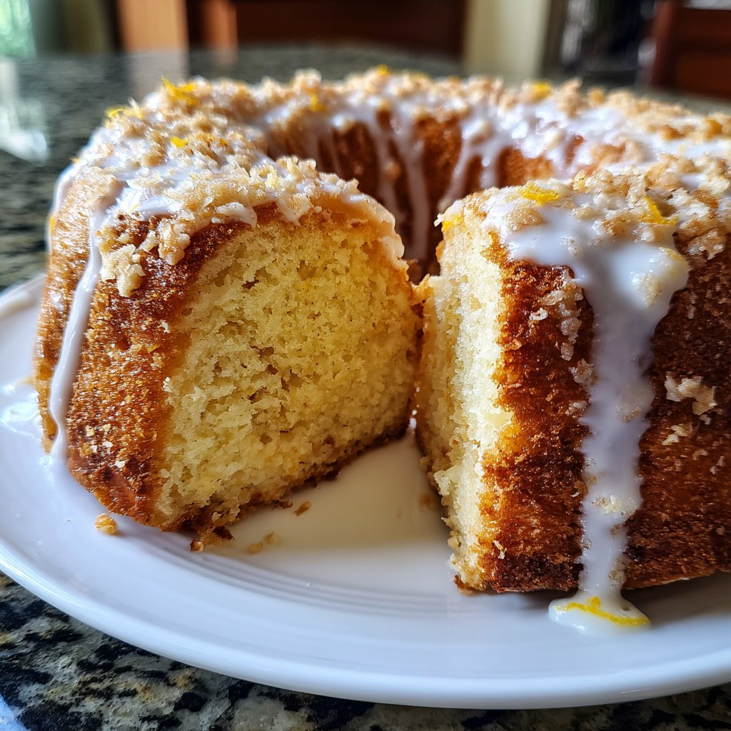Zitronenkuchen mit Kokosmehl
