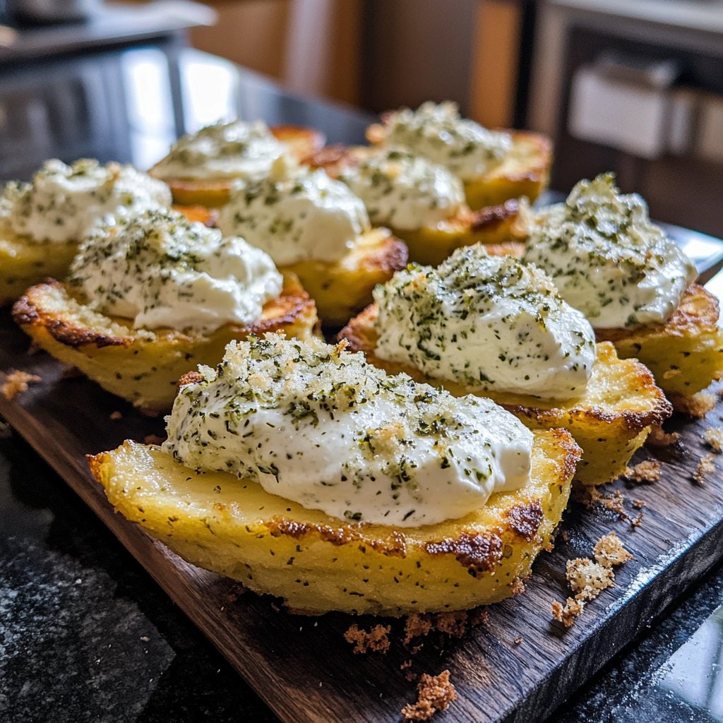 Ofenkartoffeln mit Kräuterquark